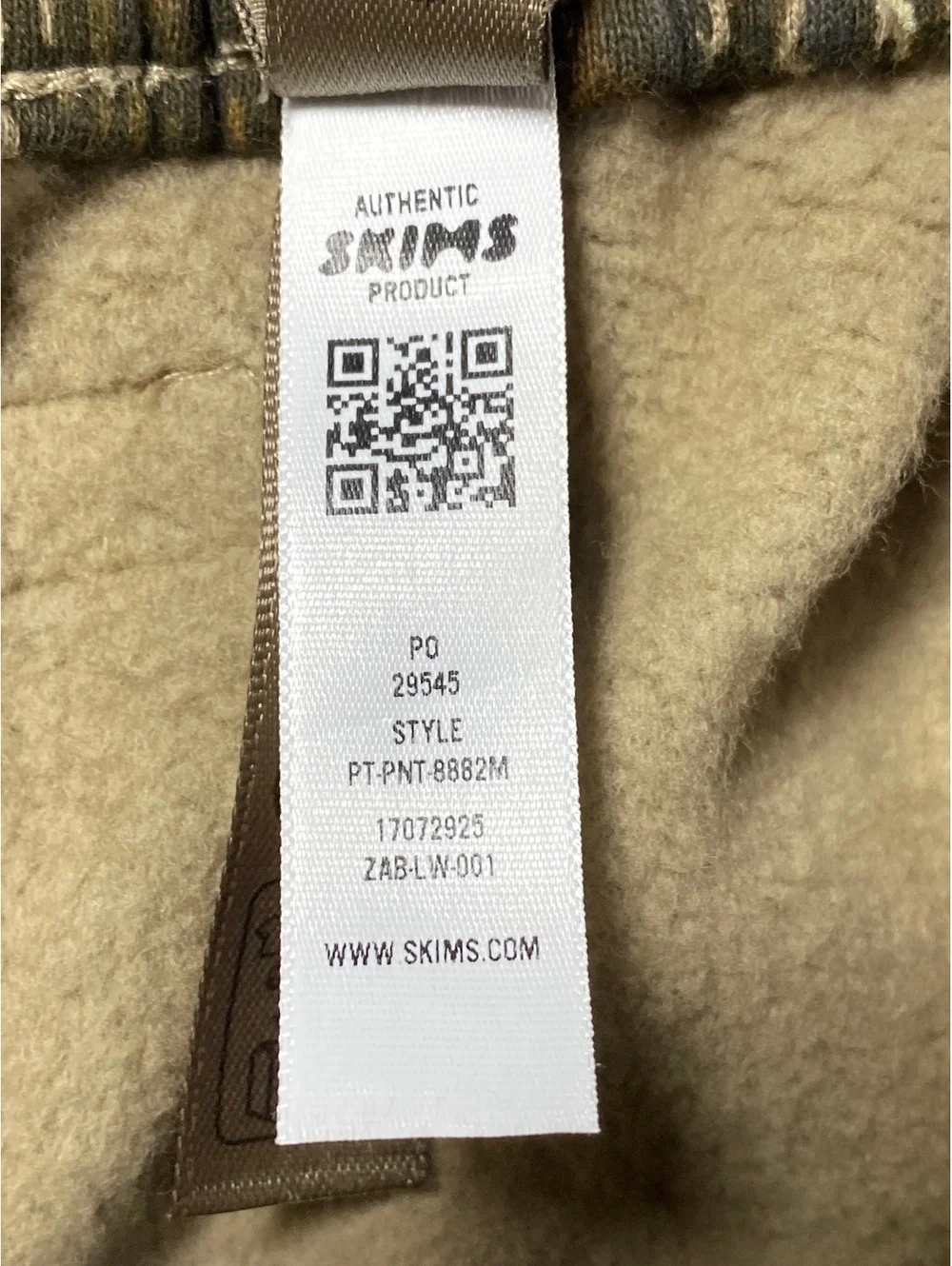 SKIMS heavy fleece